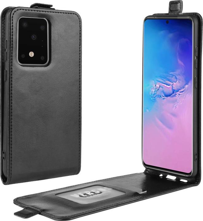 Image du produit Cover-Discount Galaxy S20 Ultra - Etui flip classique vertical noir (Samsung Galaxy S20 Ultra)
