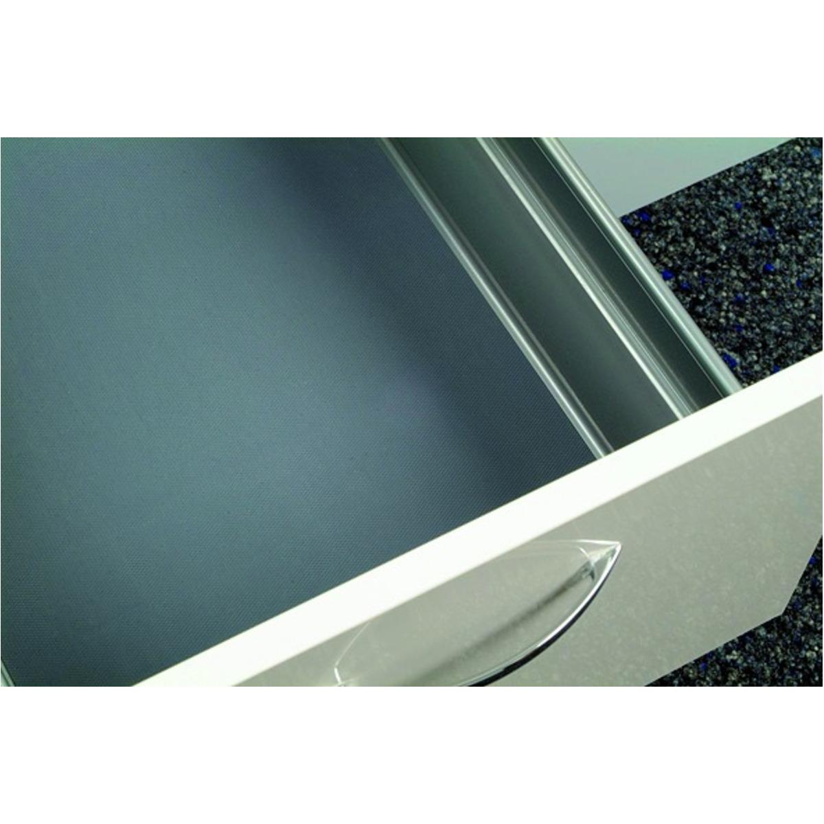 Agoform Antirutschmatte AGO-Solid Fixzuschnitt für Breite ArciTech, Küchen Organizer, Silber