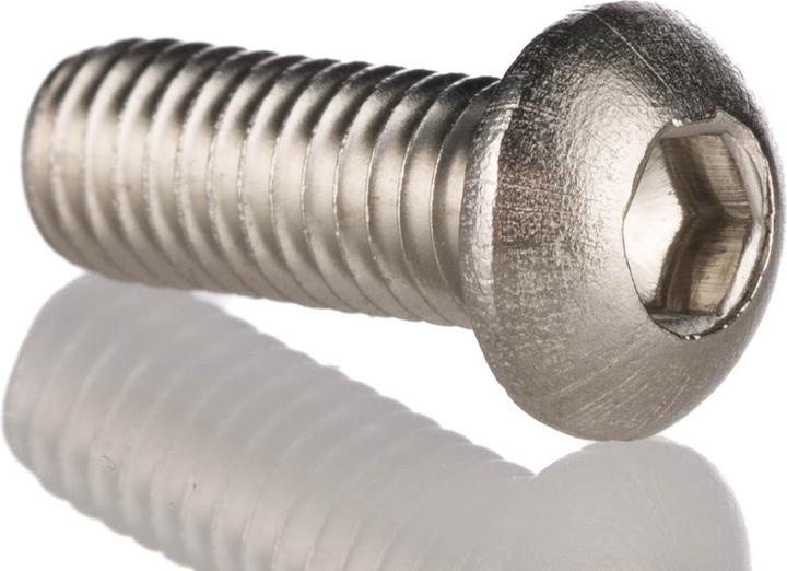 Produktbild RS PRO Schrauben Linsenkopf A2 ISO7380 M5x12mm (100 Schrauben pro Stück)