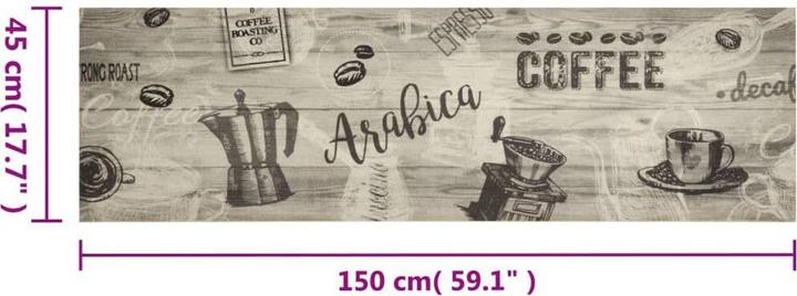 Produktbild vidaXL Küchenteppich (150 x 45 cm)