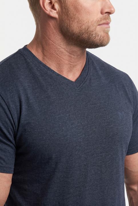 Actual product image Men+ T-Shirt, Basic, 2er-Pack, Halbarm, V-Ausschnitt (4XL)
