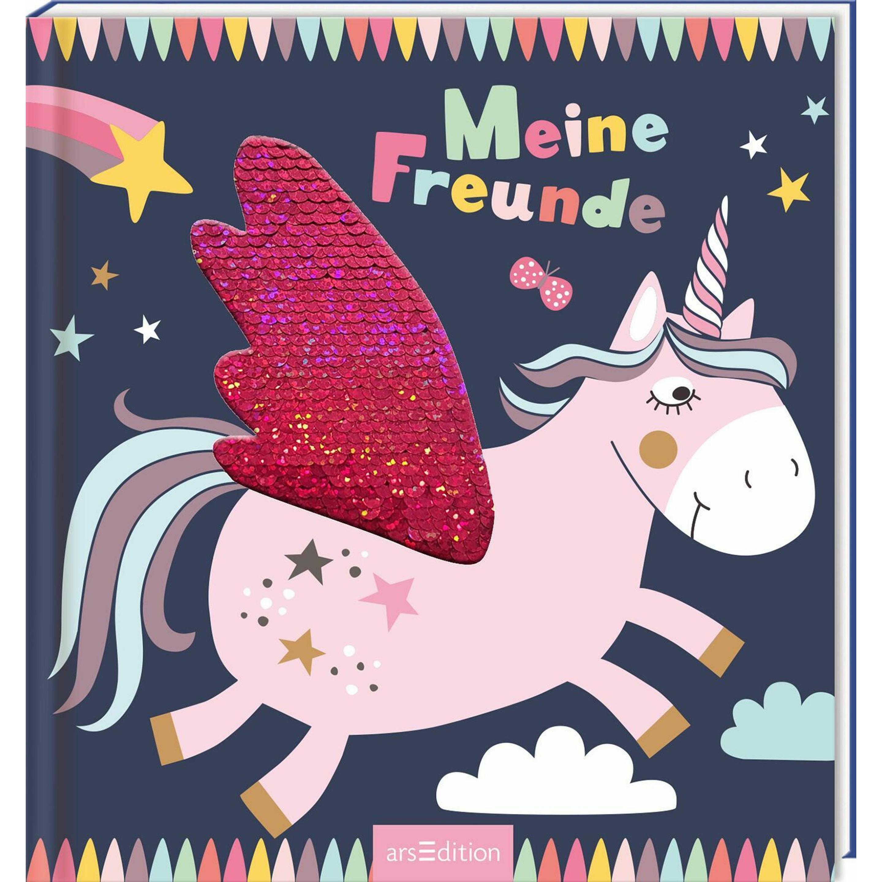 Thumbnail - Ars Edition, Fotoalbum, Meine Freunde - Einhorn (Wendepaille)