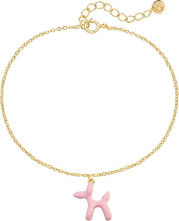 Actual product image Glanzstücke München Ladies bracelet balloon dog - 36270 (17 cm, Sterling Silver)