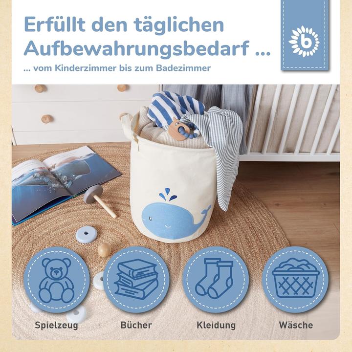 Image du produit Bieco Aufbewahrungskorb Wal