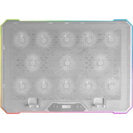 Thumbnail - Mars Gaming Support Ventilé Mnbc13 RGB 17max (Noir), Notebook Ständer, Weiss