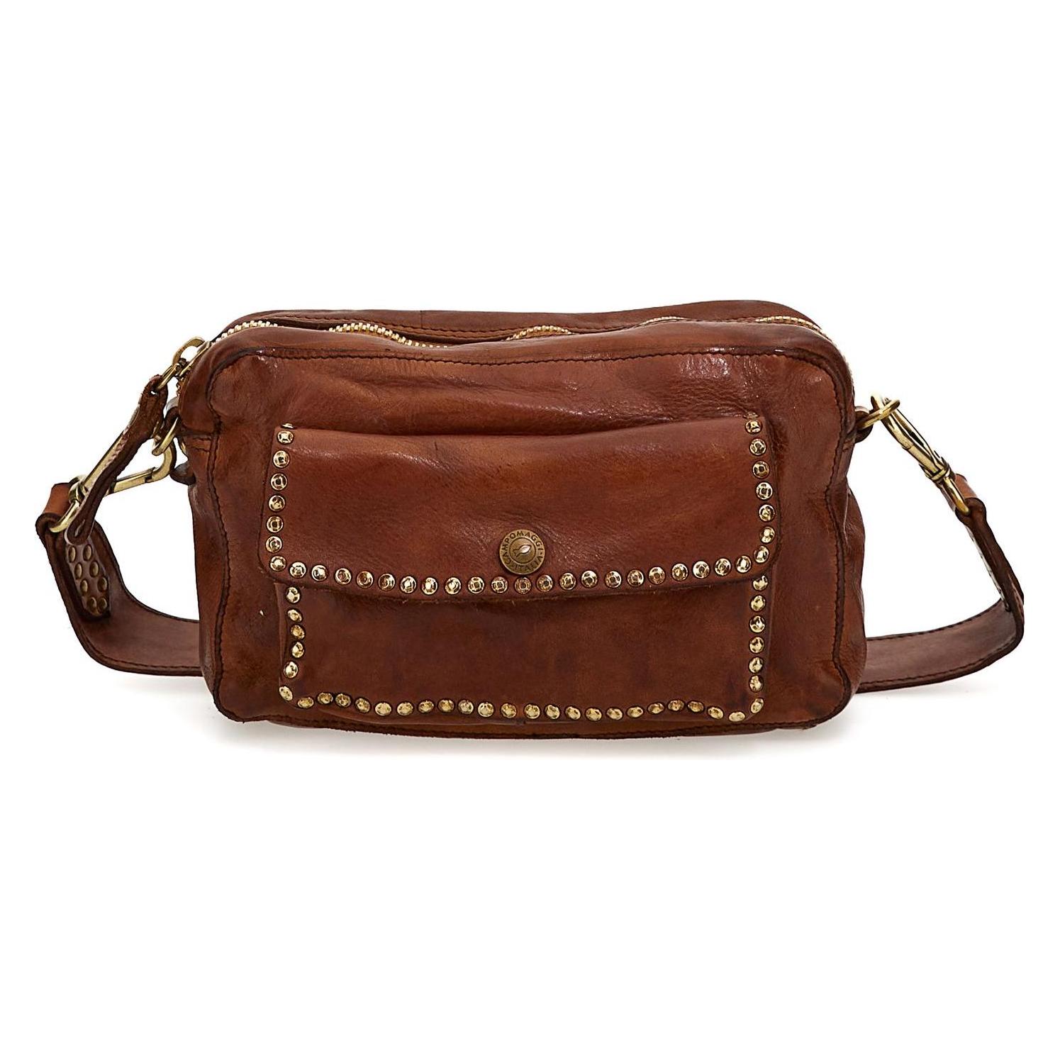 Campomaggi, Damen, Handtasche, Bowling Bag, Braun
