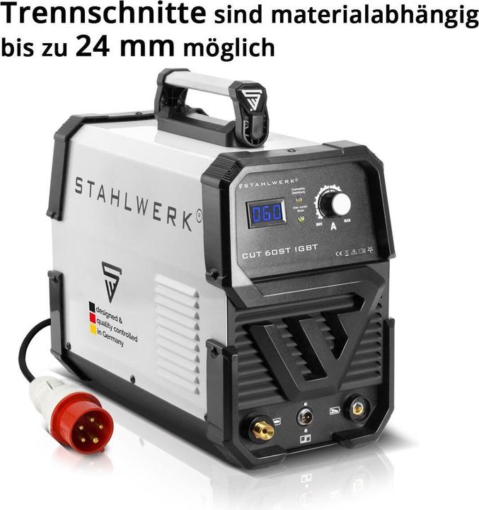 Produktbild Stahlwerk Plasmaschneider CUT 60 ST IGBT mit 60 Ampere bis 24 mm Schneidleistung