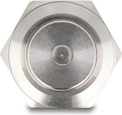 Actual product image Delock Pushbutton for installation 12 mm 4 x solder connection LED green