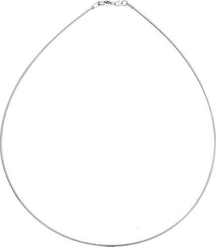 Immagine prodotto Passion Collana In Argento Rodiato - 40 cm - Omega (Materiale esatto, MAT BIJOU)