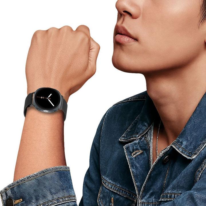 Produktbild Tech-Protect MilaneseBand für Samsung Galaxy Watch 40/44/46 mm - Schwarz (40 mm, Edelstahl, Rostfrei)
