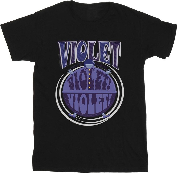 Immagine prodotto Willy Wonka & the Chocolate Factory Violet Turning Violet Maglietta Ragazze (104)