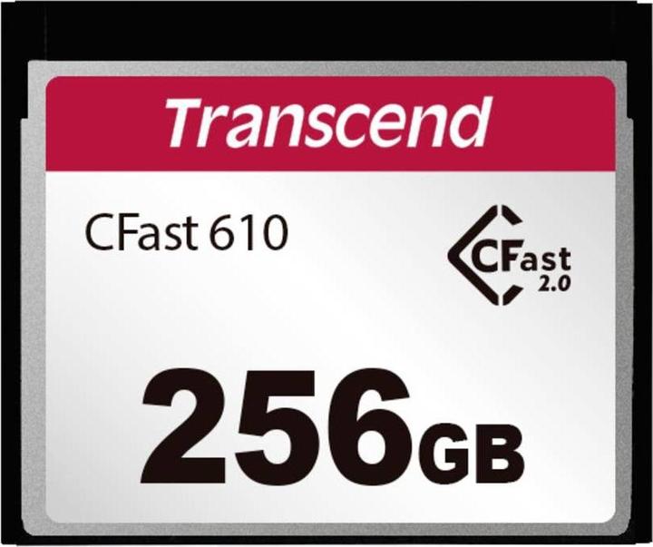 Transcend TS256GCFX610 Scheda CFast al dettaglio da 256 GB (256 GB, CFast)