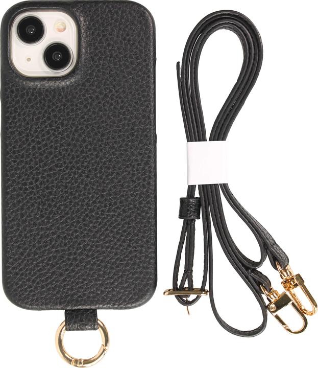 Produktbild PhoneLook Hülle Premium Luxus mit verstell- und abnehmbarem Lederriemen + MagSafe (Apple iPhone 14)