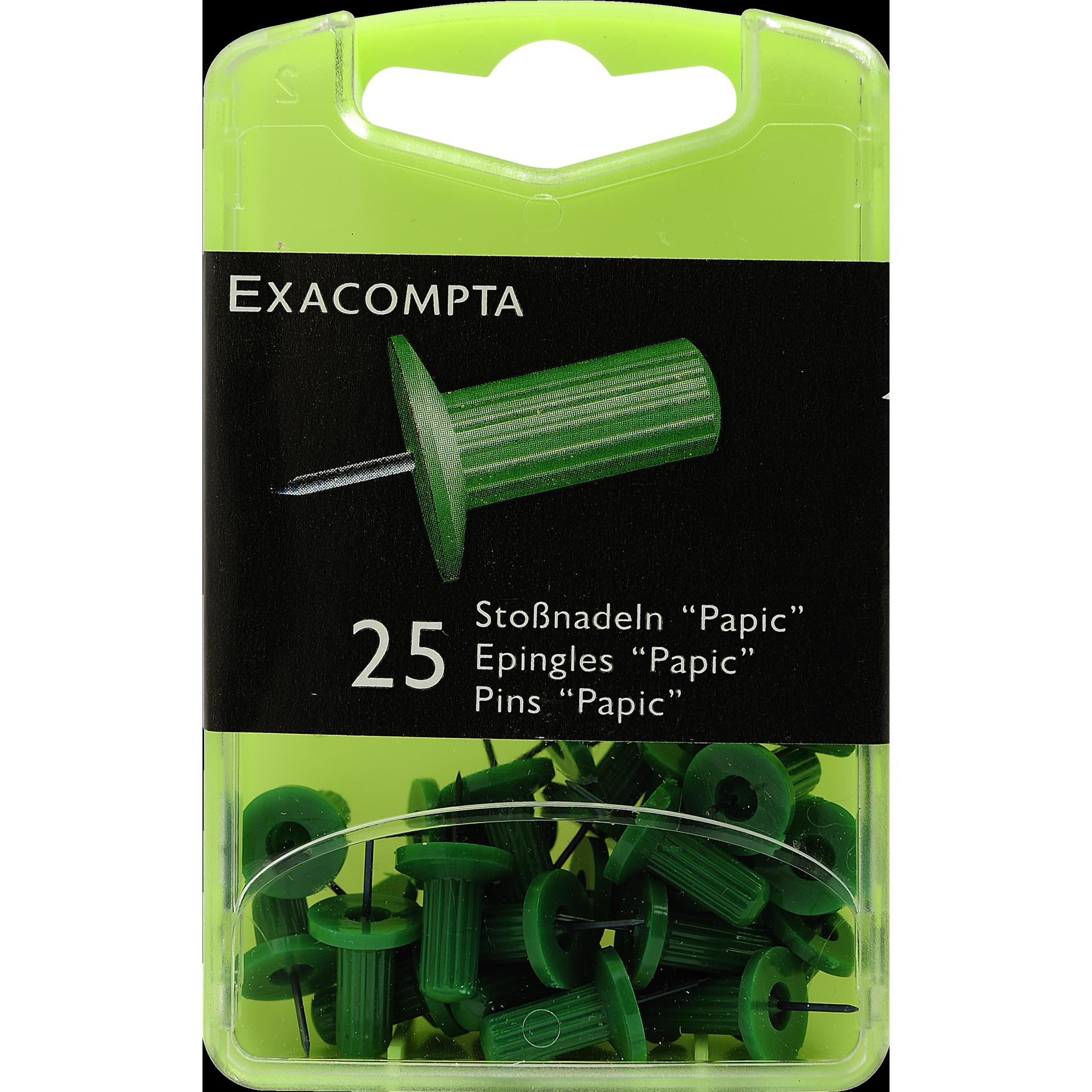 Thumbnail - Exacompta, Kartenaufbewahrung, Pinnwandnadeln Ø 10 mm, grün (Spezial)