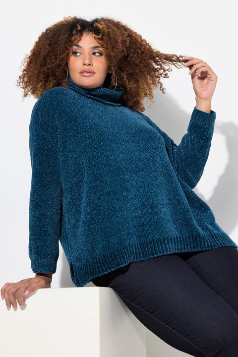 Actual product image Ulla Popken Soft Textured Chenille Oversized Fit Sweater (42, 44)