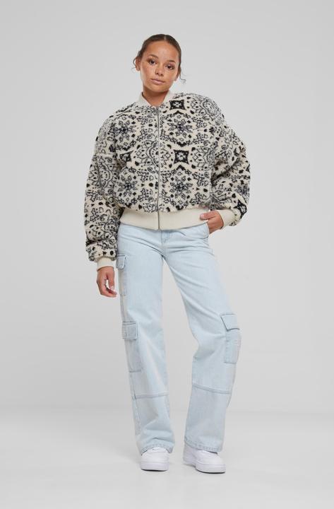 Image du produit Karl Kani KW233-050-1 KK Metal Signature Paisley Teddy Bomber Jacket (XS)