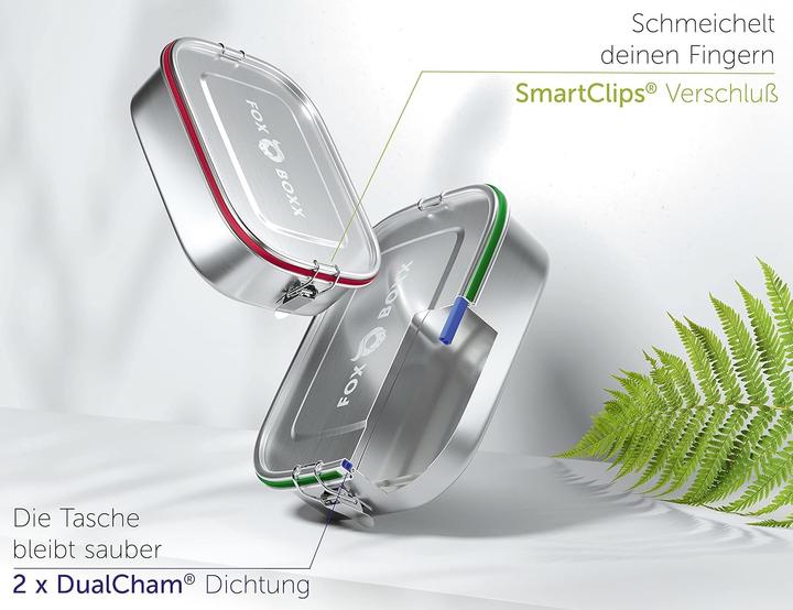 Actual product image Foxboxx Lunch box set with dividers