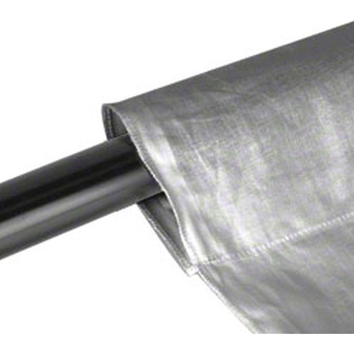 Walimex pro Stoffhintergrund (285 cm, 600 cm), Hintergrundsystem, Grau