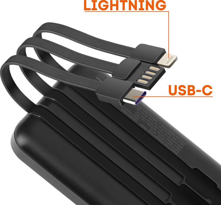 Actual product image LinQ 10,000mAh power bank + cable (10000 mAh)