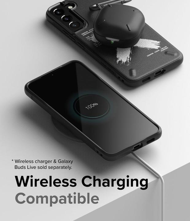 Produktbild Ringke Onyx Design Durable Case for Samsung Galaxy S22 + (S22 Plus) Black (X) () (Samsung Galaxy S22+)