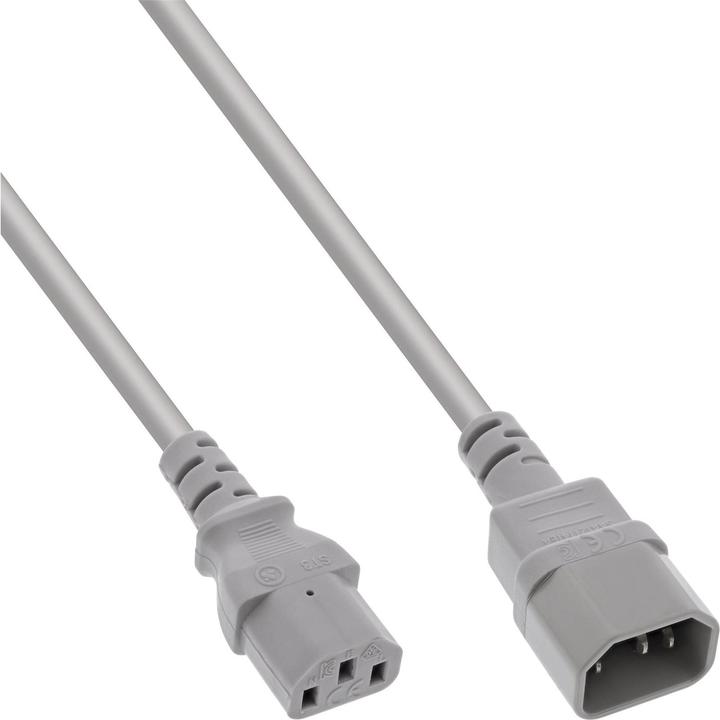 Produktbild InLine Kaltgeräteverlängerung (1.80 m, C13)