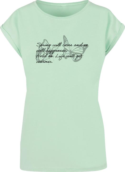 Produktbild Merchcode Ladies Spring Saying Extended Shoulder Tee - 111667 (XS)