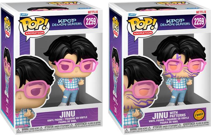 Actual product image Funko KPop Demon Hunters - Jinu, Saja Boys