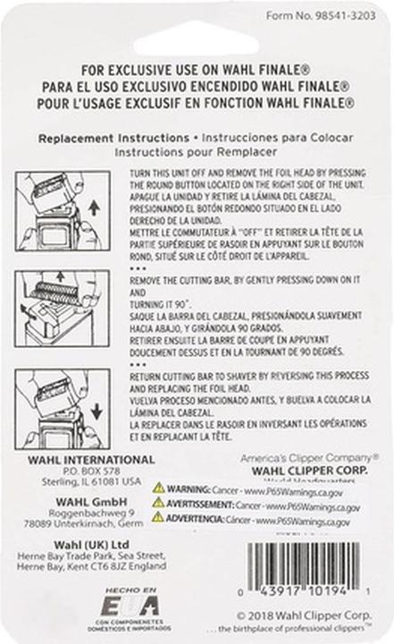 Produktbild Wahl Finale Ersatzfolie + Lamellenmesser (1 x)