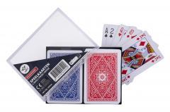 Actual product image Longfield Games Playing cards 100 % plastic, 2 sets in plastic box (German, 2 - 6 Players)