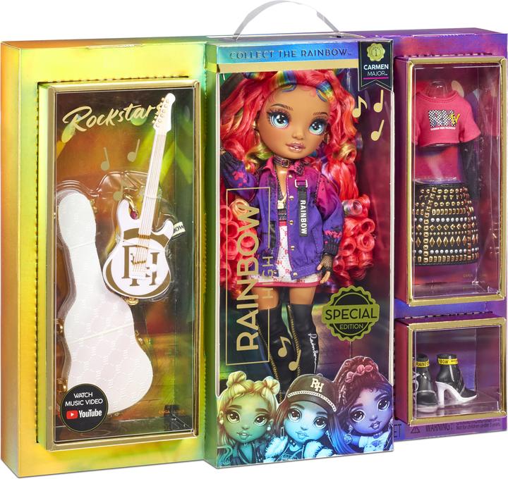 Produktbild MGA Rainbow High Rockstar Theme - Carmen Major