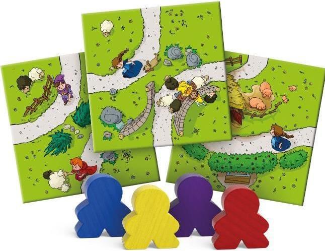 Actual product image Hans im Glück Mon Premier Carcassonne f (French, 2 - 4 Players)
