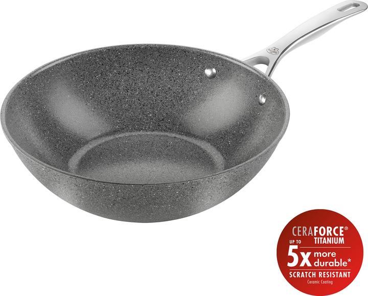 Ballarini Wok (30 cm, Wok Pfanne, Aluminium)