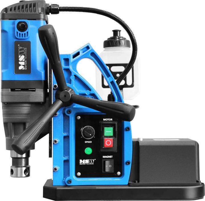 MSW Magnet-Bohrmaschine mit Vakuum 1550 W 830 U/min 3 kN für 13/35 mm Bohrer