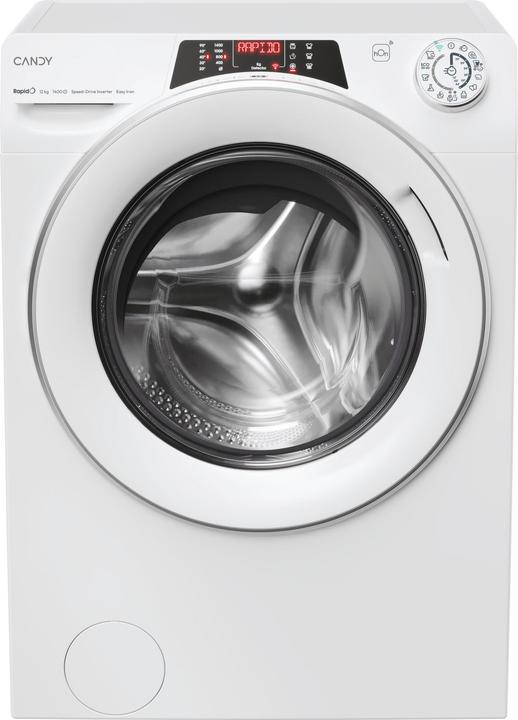 Produktbild Candy Rapidα RO14126DWMST-S Frontlader-Waschmaschine 12 kg 1400 U/min A Weiss (12 kg, Links)
