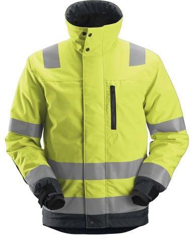 Productafbeelding Hultafors Snickers AllroundWork High-Vis vinterjakke 1130 37,5 gul/grå kl.3 str 2XL (XXL)