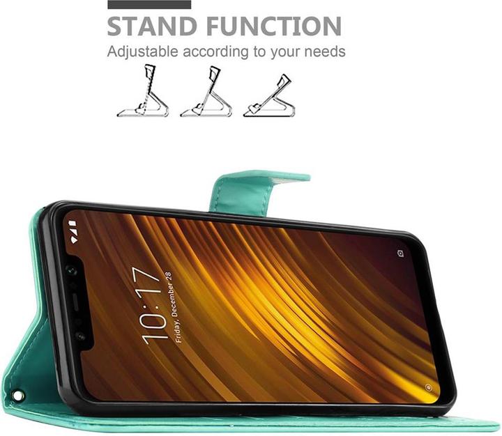 Immagine prodotto Cadorabo Copertina del libro di fiori (Xiaomi Pocophone F1)
