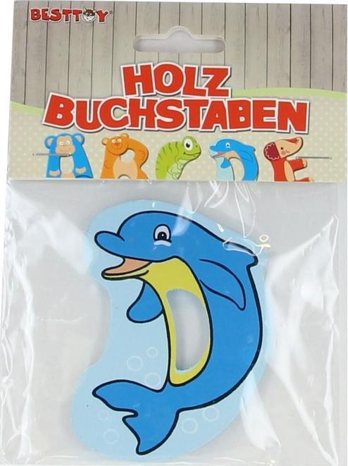 Produktbild Besttoy - Holzbuchstabe - D - blau