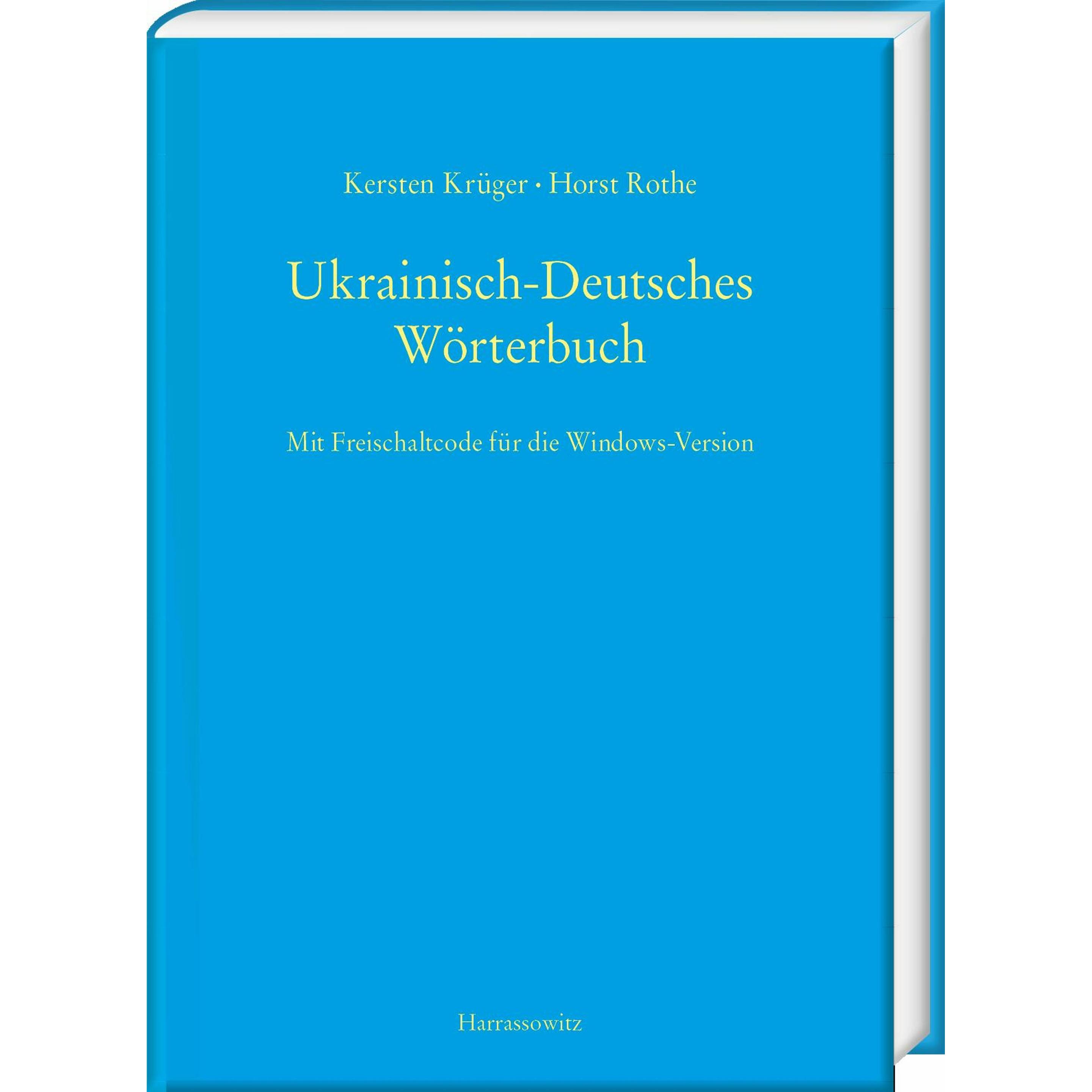 Krüger:Ukrainisch-Deutsches Wörterbuch, Sachbücher von Kersten Krüger, Horst Rothe