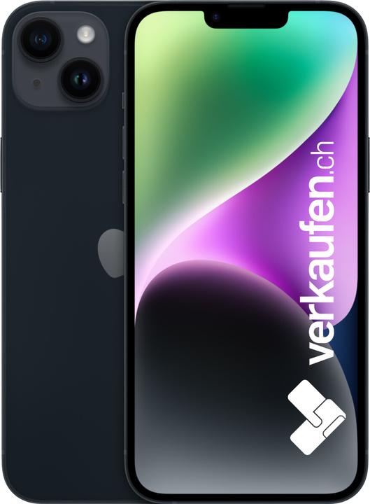 Produktbild verkaufen.ch iPhone 14 Plus (128 GB, Midnight, 6.70", SIM + eSIM, B / Sehr gut)