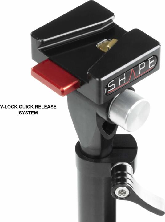 Actual product image Shape Telescopic Push Button Magic Arm Kit with Delta Mini Plate (Stand adapter)