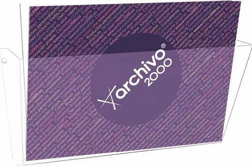 Archivo 2000 Brochure stand 65004 CS TP PS (polystyrene) Transparent