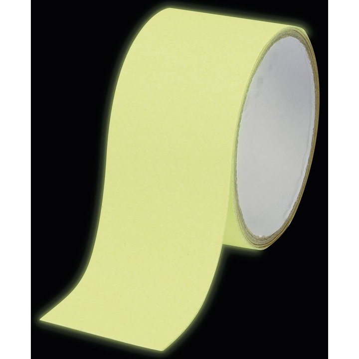 Actual product image Toolcraft Anti-slip tape, phosphorescent (25 mm)