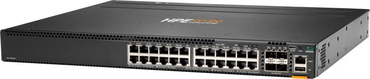 Productafbeelding HPE E Aruba Switch, 24 poort en 4 poort SFP56, Layer 3, stapelbaar, 1U, One Touch Deployment (28 ports)