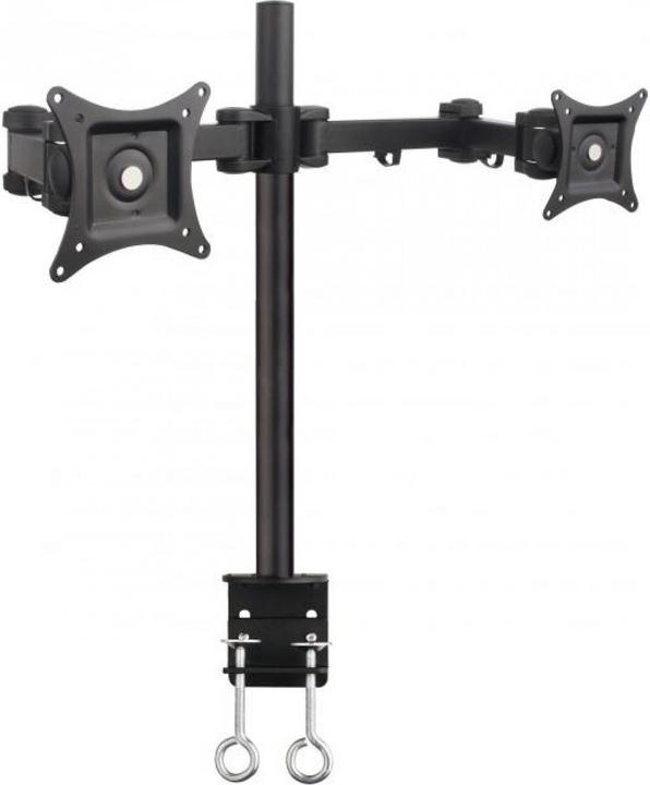 Techly Kit de fixation (fixation de serrage pour table, bras de fixation pour double écran, etc. (Tables, 27", 10 kg)