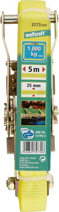 Produktbild wolfcraft Einteiliger Spanngurt Zugkraft