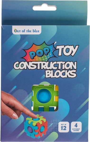 Image du produit Out of the blue Ootb - Jeu de 12 briques Fidget, 4 cm environ