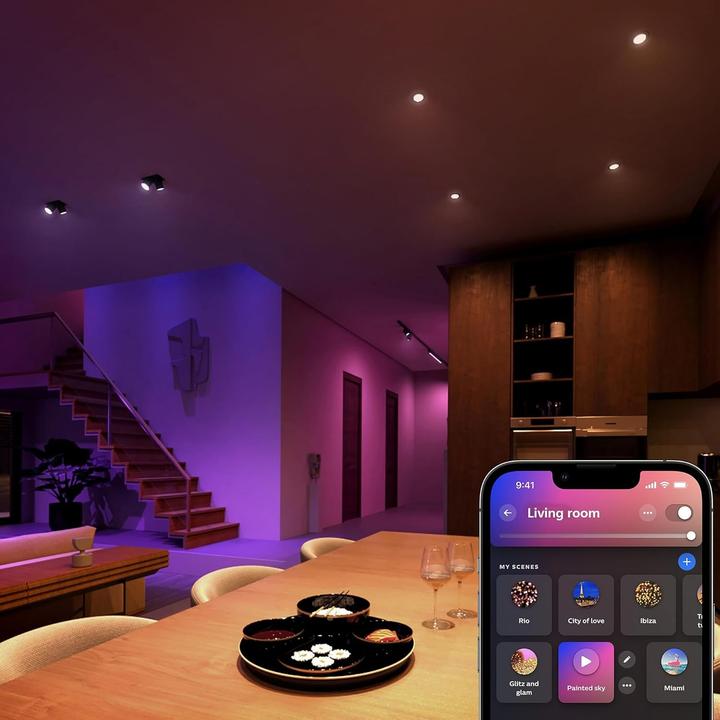 Actual product image Philips Hue White & Colour Ambiance (GU5.3, 400 lm, 2 x)