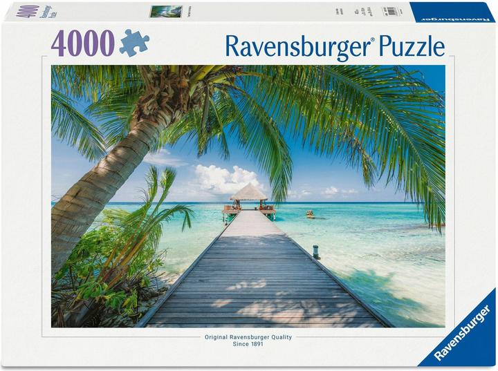 Produktbild Ravensburger Traumstrand auf den Malediven (4000 Teile)
