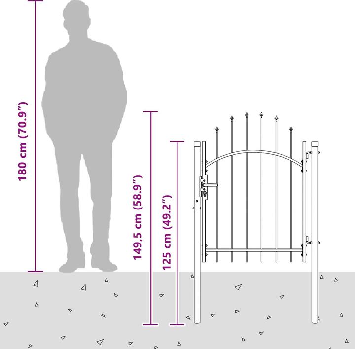 Produktbild vidaXL Gartentor