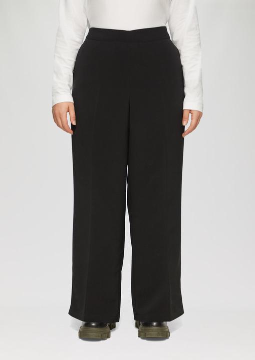 Actual product image S.Oliver Hose Wide-Leg-Hose mit elastischem Bund (44)